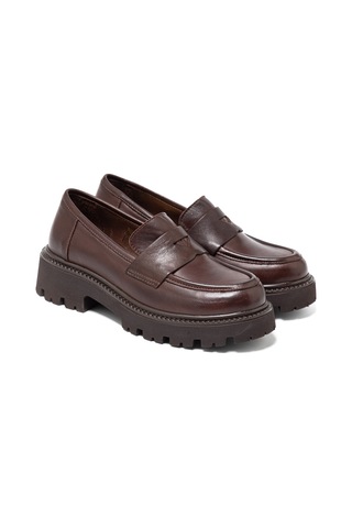 Marrone Sneaker Günlük Kadın 25k11516 Vergelio Skin Marrone