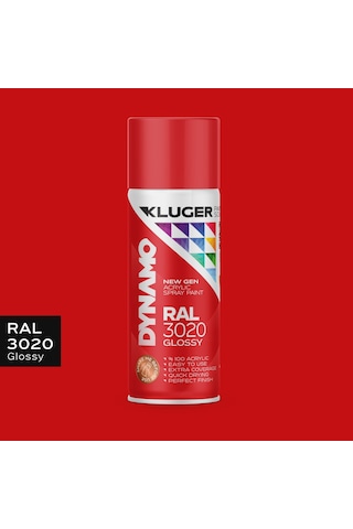 Kluger Bayrak Kırmızı Spey Boya Ral 3020