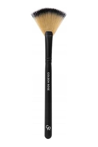 Fan Brush - Aydınlatıcı Ve Bronzer İçin Yelpaze Makyaj Fırçası Diğer
