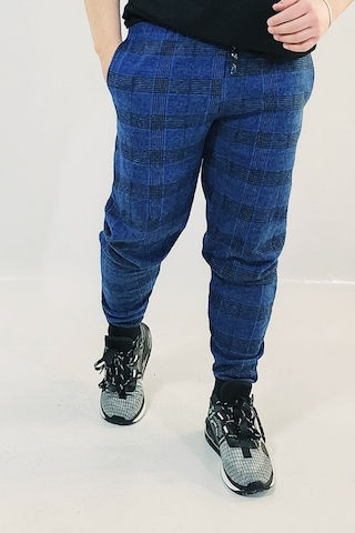 Wingetstar Ekose Manşetli Erkek Eşofman Altı Saks Mavisi