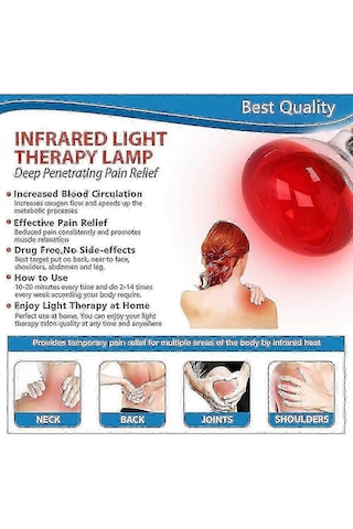 Kızılötesi Tedavi İçin Elektromanyetik Terapi Lambası 275w Fizyoterapi Isıtma Cihazı Diğer
