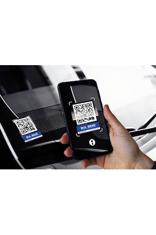 Bul Beni Qr Araç Cam Etiketi Karekod Numaratör