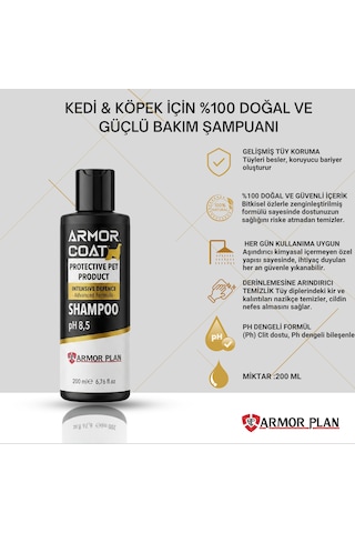 Armor Coat Köpek&kedi Şampuanı Hipoalerjenik,hindistan Cevizi Özlü Onarıcı,koku Giderici,parlatıcı