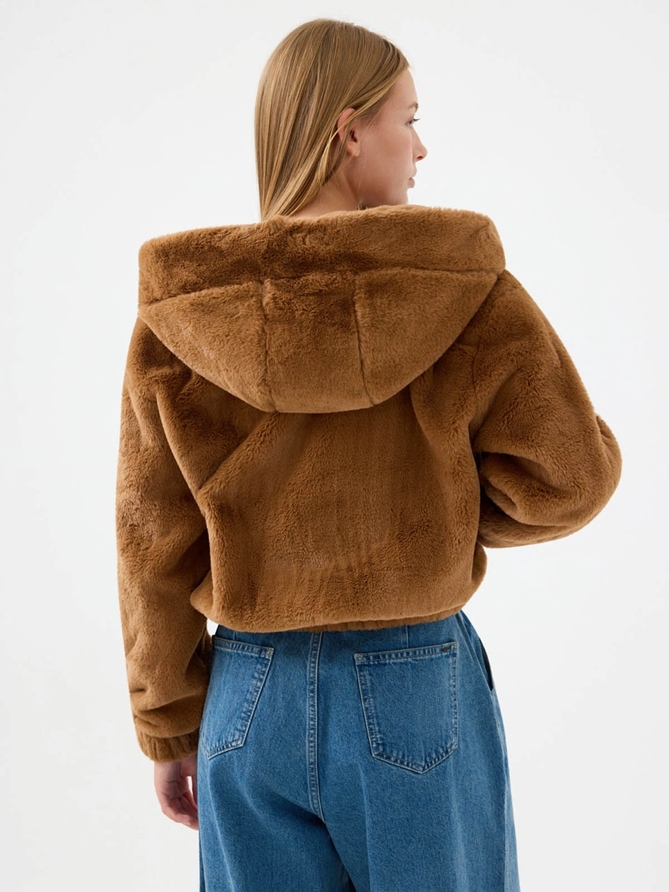 Loft Loose Long Crop Kahverengi Kadın Mont Lf2040789 Kahverengi