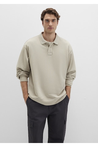 Mavi - Bej Polo Sweatshirt 0s10323-70146 Bej