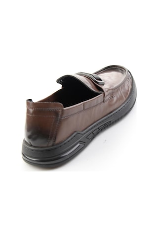 Kahve Hakiki Deri Erkek Loafer Ayakkabı E01185590203