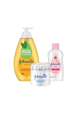 Johnson’s Baby Şampuan 750 ML + Yağ 200 ML + Kulak Temizleme Çubuğu 200'lü