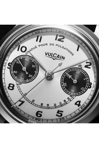 Vulcain Monopusher Heritage Panda Chronograph Mekanik Erkek Kol Saati Metalik
