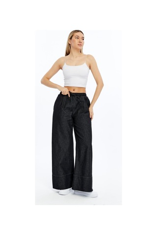 Selectmoda Denim Duble Paça Pantolon Siyah