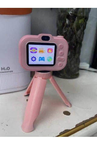 Ayaklı Mini Fotoğraf Makinesi Çocuk Için Eğitici Video Kamera Kopya Standart