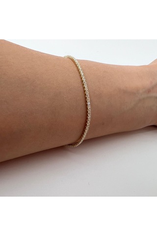 Biem Gold Renk Su Yolu Taşlı Bileklik Gold/gümüş