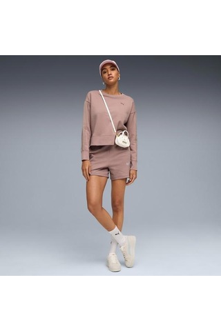 Puma Essentials No 1 Logo Kadın Pembe Şort