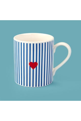 Evidea Kitchen Bold Heart Porselen Kupa - Renkli - 290 Ml