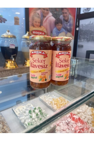 Koska Şeker İlavesiz Portakal Reçeli 270 Gr 1 Adet