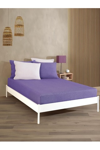 Lastikli Çarşaf Seti Çift Kişilik 160x200 Cm Tek Kişilik 100x200 Cm Seçenekli Yumuşak Dokulu Çarşaf + Y Çok Renkli