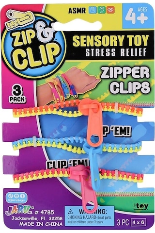 4785 Zıp Clip Zipper Clips 3lü -sunman
