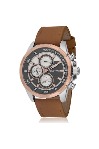 Polotıme 13830 Multifunctional Kayışlı Erkek Kol Saati Siyah - 100212104 Rose Gold
