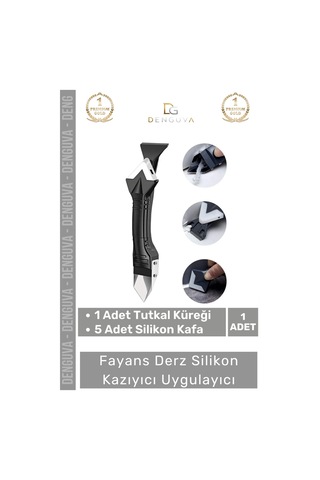 Ürün Fayans Banyo Mutfak Silikon Derz Kazıyıcı Sıyırıcı Uygulayıcı 3 İn 1 Aparat
