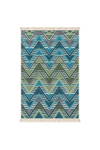 Bigghome Çift Taraflı Kilim 120 180 Cm Sa26op Yeşil