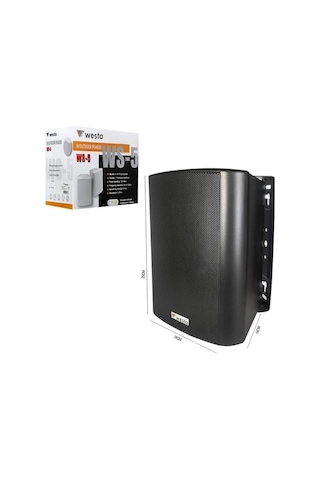 Westa Ws-5tb 5,25" 125w Trafolu Siyah Hoparlör Ip65