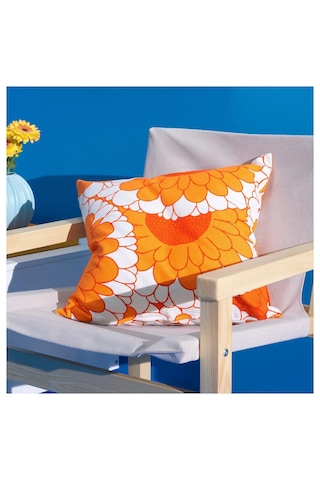Ikea Sandeternell Turuncu 50x50 Cm Kırlent Kılıfı