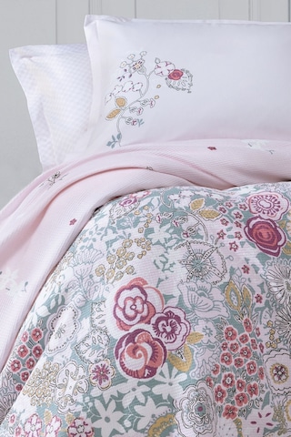 Yataş Torres Tek Kişilik %100 Pamuk Pike Takımı - Açık Pembe