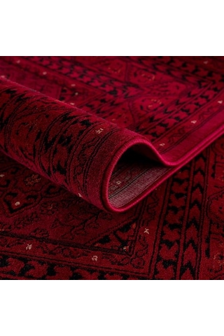 Afgan Türkmen Otantik Desenli Dokuma Salon Halısı