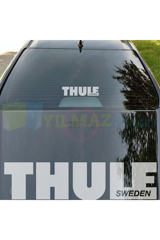 Thule Sweden Oto Sticker Araba Yapıştırma 2 Adet Yüksek Kalite