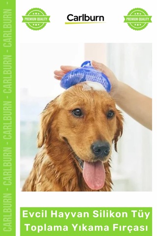 Petshopkedi Köpek Masaj Etkili Tüy Alıcı Tarak Evcil Hayvan Silikon Tüy Toplama Yıkama Fırçası