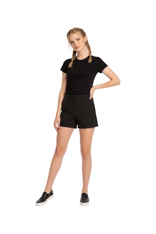 Jack & Jones Normal Bel Normal Turkuaz Kadın Şort 12213192 Siyah