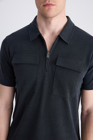 Twn Slim Fit Siyah Düz Modal T-shirt 4ec1459811112 001