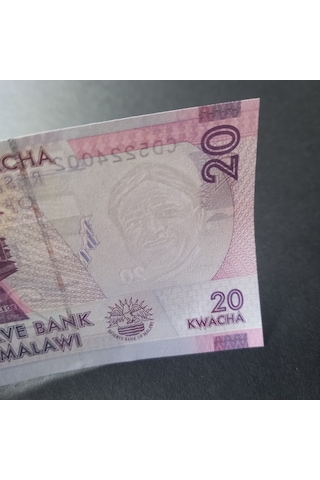 Escoines Koleksiyon 3996368f424728d26d 20 Kwacha Malavi Çil Eski Yabancı Kağıt Para