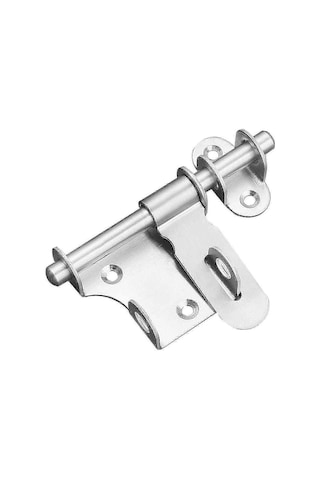 Sürgülü Kapı Mandalı Cıvatası Mandalı Kalınlaştırılmış Paslanmaz Çelik Sağlam Dayanıklı Kilit Delikli Banyo Mutfak Bahçe Yatak Odası Dolap Dış Mekan