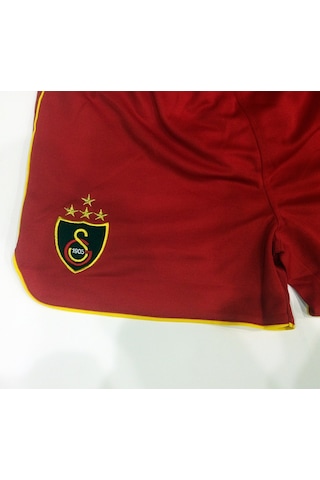 Galatasaray Forma Çocuk Şort Kırmızı Sarı Sarı - Kırmızı