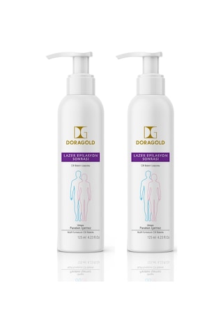 Doragold Lazer Epilasyon Sonrası Cilt Bakım Losyonu Krem 2 x 125 ML