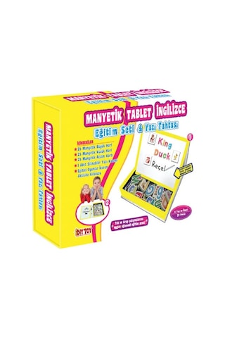 Diytoy 1147 Manyetik Tablet İngilizce Seti
