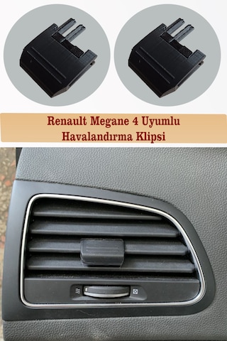 Enault Megane 4 Uyumlu Klima, Kalorifer Dönüş Kiti Klipsi