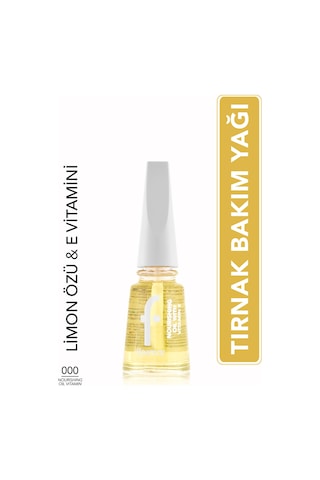 Flormar Nourishing Oil Vitamin Limon Ölzü & E Vitamini İçeren Tırnak Bakım Yağı
