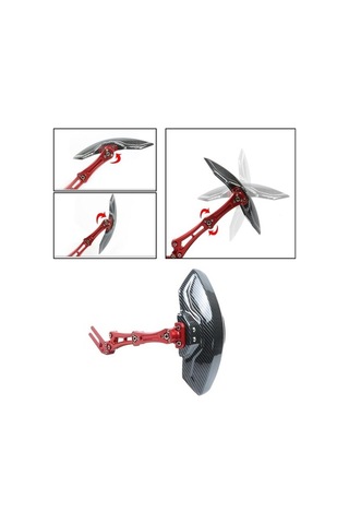 Didadodo N1s M3 İçin Cnc Arka Çamurluk, Evrensel Kırmızı Bisiklet Fender