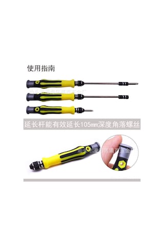 Wezone 45 Parça Krom Vanadyum Çelik Tornavida Seti - Bilgisayar Telefon Ev Çözümleme Araçları