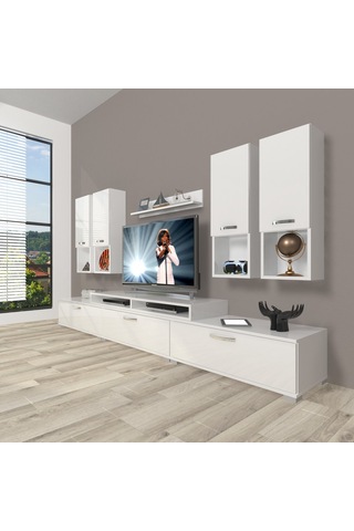 Decoraktiv Ekoflex 8da Slm Tv Ünitesi Tv Sehpası Beyaz