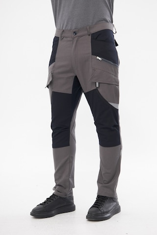 Orange Safety Harman Atak Pantolon Reflektörlü Stockholm Gri İş Pantolonu