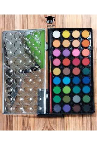 Art-x Sulu Boya Canlı Renkler Profesyonel Pigment 12-24-36-48 Renk Seçenekleriyle 36 Renk