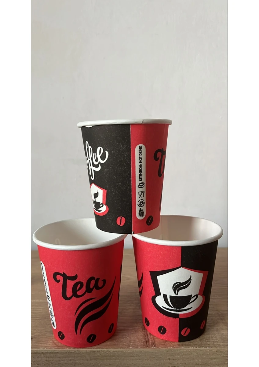 Clean Cup Karton Bardak Kırmızı 3000 ADET