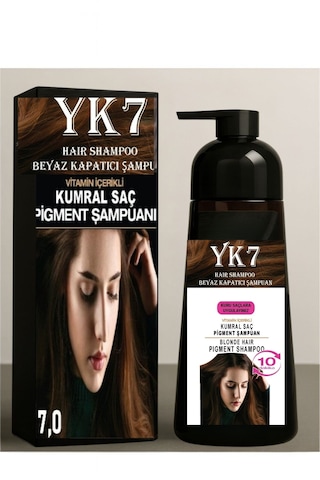 Yk7 Kozmetik Yk7 Kumral 7.0 Beyaz Kapatıcı Şampuan 300 Ml. Yk7 Kozmetik Yk7 Kumral 7.0 Beyaz Kapatıcı Şampuan 300 Ml.