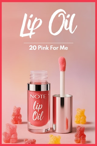 Note Cosmetique Lip Oil Nemlendirici ve Parlatıcı Dudak Bakım Yağı - 20 Pink For Me - Pembe