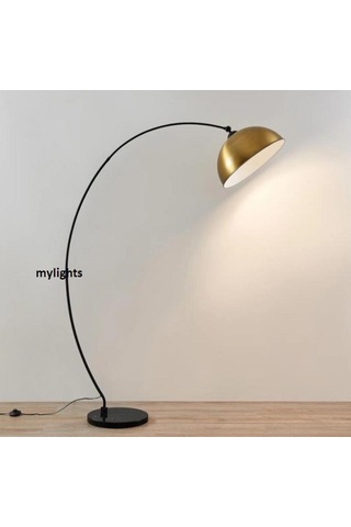 Mylights Retro Rustik Mafsalı Harekli Vintage Lambader Siyah