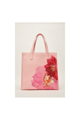 3.1 Phillip Lim Pembe Floral Desenli Küçük Çanta İle Göz Alıcı Stil 0233 Orangeblue Cat