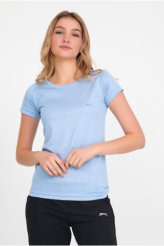 Slazenger Kadın Tişört Relax Kadın T-Shirt A.Mavi