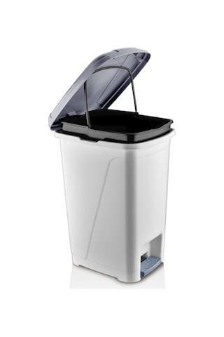 Iç Kovalı Pedallı Çöp Kovası 25 Litre Beyaz Iç Kovalı Pedallı Çöp Kovası 25 Litre Beyaz